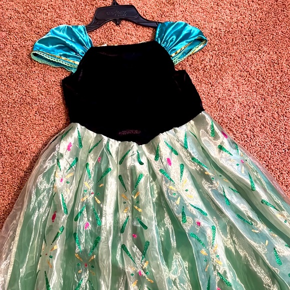 Princess Anna dress size 140 cm. / US 10 - Picture 5 of 5